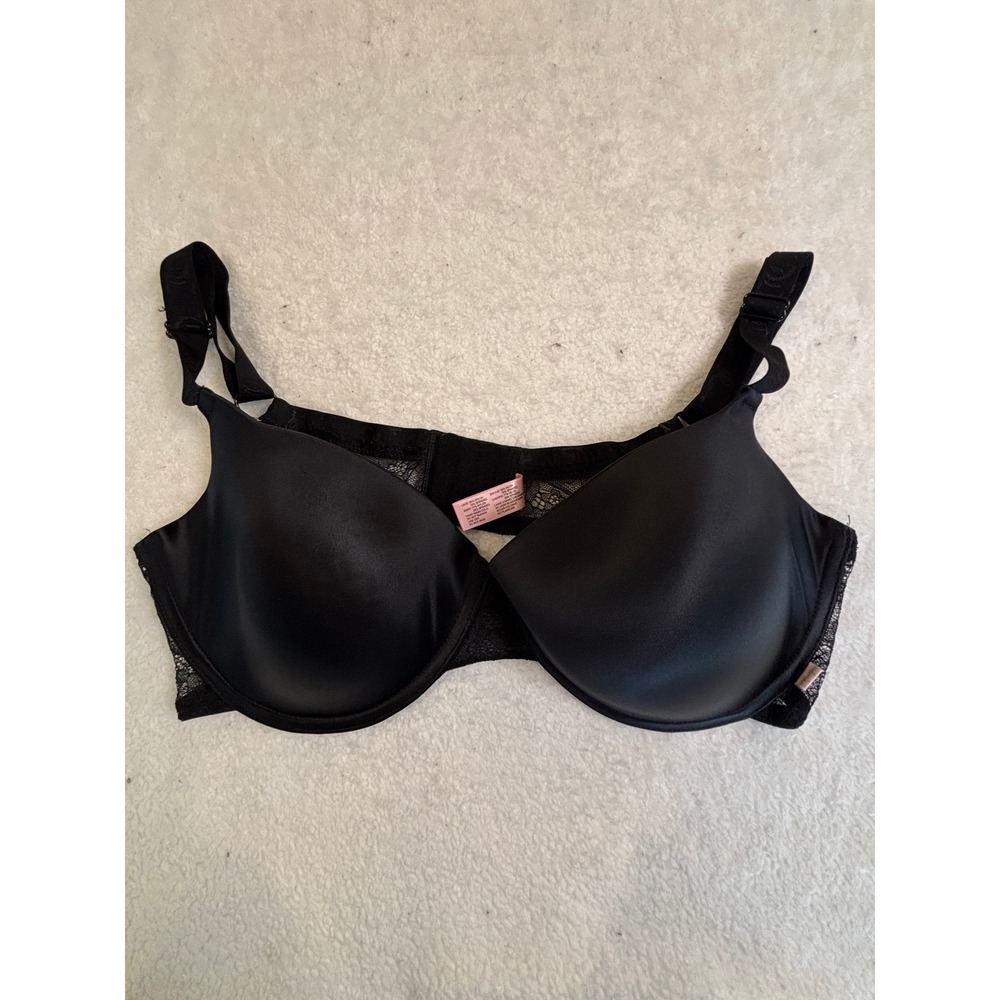 Juicy‎ Couture Intimates Black Lace T-Shirt Bra Underwire 40C 3342-171